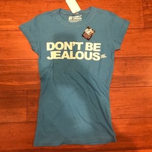 NWT Funky Urban Dont Be Jealous Graphic Tee